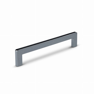 Uchwyt meblowy podłużny Benidorm 128 Aluminiowy Srebrny Chrom Polerowany