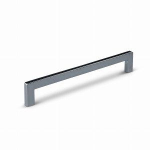 Uchwyt meblowy podłużny Benidorm 160 Aluminiowy Srebrny Chrom Polerowany