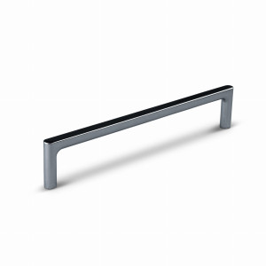 Uchwyt meblowy podłużny Torino 160 Aluminiowy Srebrny Chrom Polerowany