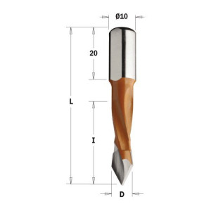 Wiertło przelotowe S10x20mm S10x30mm CMT 375.080.12