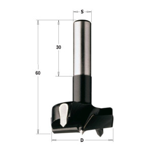Wiertło puszkowe  z cylindrycznym uchwytem CMT 392.250.11