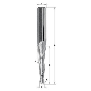 Frez VHM D-1,6 I-30 L-80 S-8 R-0,8 A-5,5° Z3  CMT 152.080.163