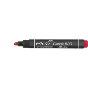 Marker permanentny okrągły czerwony PICA 520/40