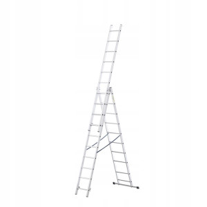 DRABEST Drabina wielofunkcyjna 3x10 - stopniowa BASIC - Tłoczonarn
