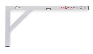 SŁOWIK Kątownica budowlana z poprzeczką z 2 libelki K22 80x50cm (52082)