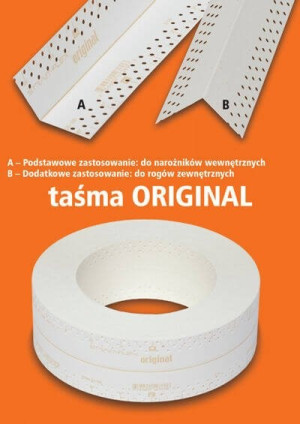 Strait-flex taśma do spoinowania płyt GK (pomarańczowa) "Amerykanka" 30mb Original (SOH)