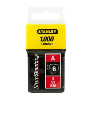 STANLEY Zszywki A 12mm/1/2" Typ A 5/53/530