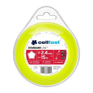 CELLFAST Żyłka tnąca do wykaszarek ręcznych 2,4mm 15m gwiazdka (35-021)