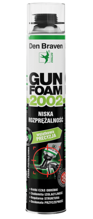 Den Braven GUN FOAM 2002 Piana pistoletowa niskoprężna 750ml 12szt/op.