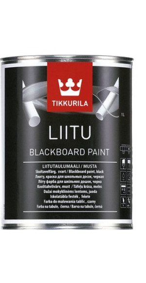 Tikkurila Liitu Black Chalk Paint Farba tablicowa czarna 1L/op. (39V02020010)
