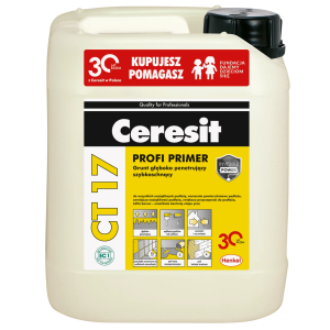 Ceresit CT 17 Grunt głęboko penetrujący bezrozpuszczalnikowy 5l (2003777)