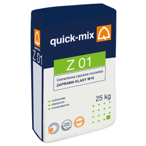 QUICK-MIX Z 01 Cementowa Zaprawa Murarska 25kg 48szt/pal. (003148)