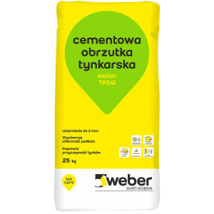 WEBER TP 541 Cementowa obrzutka tynkarska 25 kg 42wor/pal. (14WTP541/25)