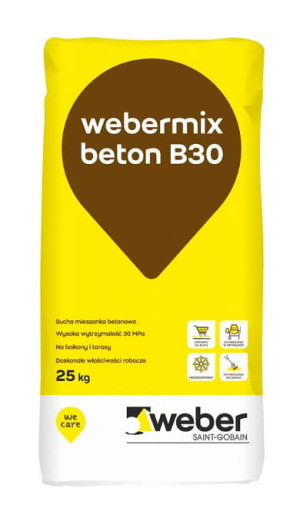 WEBER MIX B-30 Beton 20-150mm 25kg/op. 42wor/pal. (14WMXB30/25)