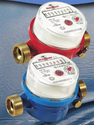 Wodomierz do ciepłej wody 3/4" 2,5 m3/h
