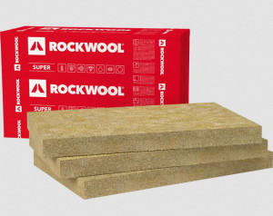 ROCKWOOL Wełna SUPERROCK 0,035 100mm 1000/610 4,88m2/op. 146,40m2/pal. (127417)rn