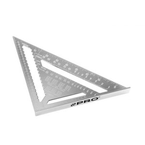 PRO Kątownik aluminiowy stolarski z podstawą 300mm PRO-PK906 (3-01-05-E1-906)