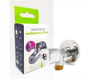 DURO SOLID Zawór kątowy 1/2x3/4 z filtrem (D/ZK-SOLID1234)