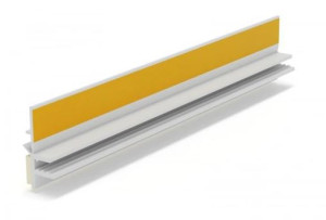 BELLA PLAST Listwa przyokienna z uszczelką bez siatki L300 9mm/6mm 30szt/op. (BP12 L300)