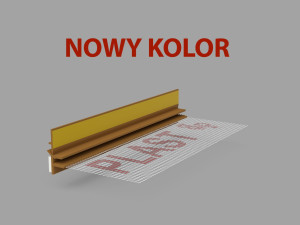 BELLA PLAST Listwa przyokienna MIDI z uszczelką i siatką L300 9mm/3mm 25szt/op. kol. Winchester (BP13MIDI Winchester 300)