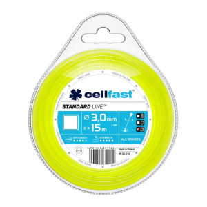 CELLFAST Żyłka tnąca do wykaszarek ręcznych 3,0mm 15m kwadrat (35-014)