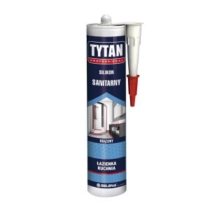 TYTAN PROFESSIONAL Silikon Sanitarny 280 ml brązowy (10041578)