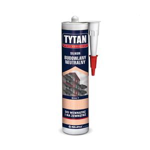 TYTAN PROFESSIONAL Silikon Budowlany Neutralny 280 ml biały (10041696)