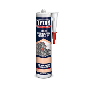 TYTAN PROFESSIONAL Silikon Budowlany Neutralny 280 ml czarny (10041697)