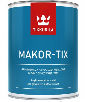 Tikkurila Makortix Brązowy Czekoladowy 10L/op. farba do metalu, aluminium i ocynku (1792801710)