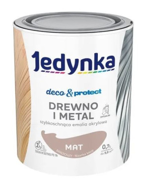 Jedynka Decou0026Protect Drewno i Metal mat brązowy 0,7L/op. (710006331)