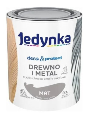 Jedynka Decou0026Protect Drewno i Metal mat szary 0,7L/op. (710006337)