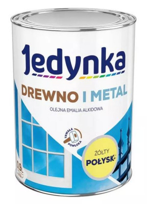Jedynka Drewno i Metal połysk żółty 0,9L/op. (710006417)