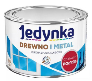 Jedynka Drewno i Metal połysk czerwony 0,36L/op. (710006420)