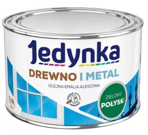Jedynka Drewno i Metal połysk zielony 0,36L/op. (710006425)