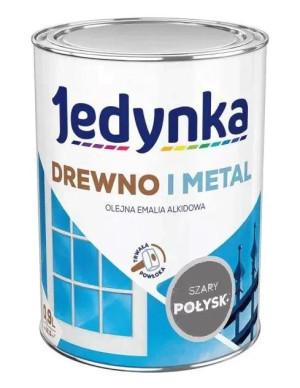 Jedynka Drewno i Metal połysk szary 0,9L/op. (710006435)