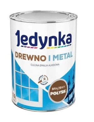 Jedynka Drewno i Metal połysk brązowy 0,9L/op. (710006449)