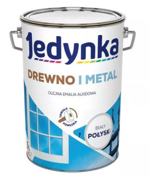 Jedynka Drewno i Metal połysk biały 5L/op. (710006465)