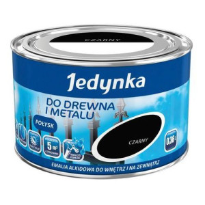 Jedynka Drewno i Metal połysk czarny 0,36L/op. (710006469)