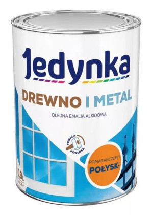 Jedynka Drewno i Metal połysk pomarańczowy 0,9L/op. (710006473)