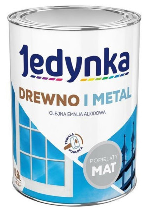 Jedynka Drewno i Metal Mat Popielaty 0,9L/op. (710006390)
