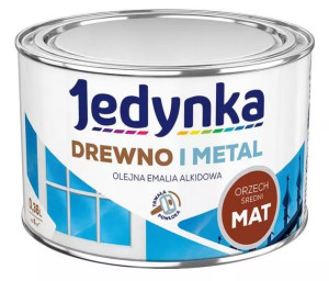 Jedynka Drewno i Metal Mat Orzech Średni 0,36L/op. (710006400)