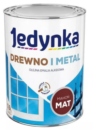 Jedynka Drewno i Metal Mat Mahoń 0,9L/op. (710006401)