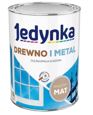 Jedynka Drewno i Metal Mat Brązowy 0,9L/op. (710006403)