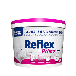 FRANSPOL Farba lateksowa wewnętrzna Biała REFLEX PRIMO 10L
