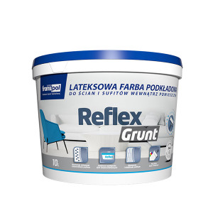 FRANSPOL Farba lateksowa podkładowa REFLEX GRUNT 10L 44szt/pal.