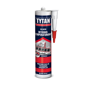 TYTAN PROFESSIONAL Silikon Wysokotemperaturowy 280 ml czerwony (10041565)