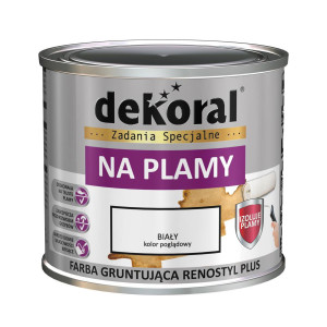 DEKORAL RENOSTYL PLUS Farba gruntująca na plamy Kolor Biały 0,4L(379622)