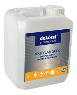 DEKORAL AKRYLAK 3000 Lakier półmat 5l (345222)