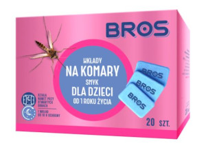 BROS Elektro na komary dla dzieci wkłady 20szt (371)