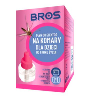 BROS Elektro na komary dla dzieci zapas płyn 60 nocy (454)